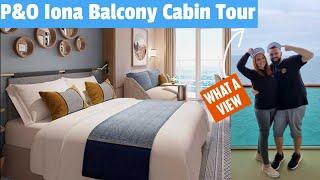 P&O Iona Balcony Cabin Room Tour Deck 14 - Spacious, Modern, But A Very Hairy Carpet! Detailed Tour