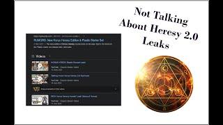 Not Talking About Horus Heresy 2 0 Leaks