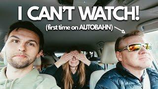 Our American Parents on the German Autobahn for the First Time + DAD DROVE! (record speeds!!) 