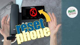 Is Your Yealink Phone Stuck? Here's How You Reset Your Phone!