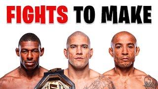 Fights To Make After UFC 307 (Straight Bangers)