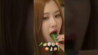 Róse backpink asmr eating #chllenge #short #blackpink