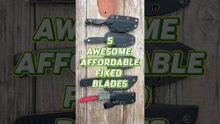 5 Awesome Affordable EDC Fixed Blades! #edc #knife #blade #edcknife