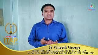 Ideal Teaching Awards Programme -ITAP-2019 Nominee Vineeth Georg-Commerce and Management