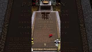 Elvis Presley  pledging my love  Elvis Presley grave site I will forever love you 