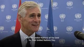 Foreign Minister Michael Linhart visits the UN in Vienna