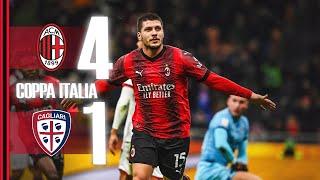 Jović scores two in debutants night | AC Milan 4-1 Cagliari | Highlights Coppa Italia