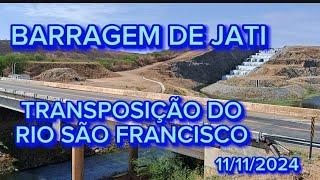 Barragem de Jati Transposição do Rio São Francisco em 11/11/2024