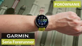 Seria zegarków sportowych Garmin Forerunner - Porównanie 55, 165, 255, 265, 955, 965