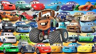 Looking For Disney Pixar Cars Lightning Mcqueen, Rip Clutchgoneski, Hudson Hornet, Snot Rod, Mater