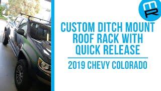 2019 Colorado ZR2 Crew Cab Rhino Rack Custom Ditch Mounted Roof Rack