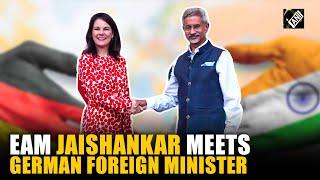 EAM Jaishankar meets German Foreign Minister Annalena Baerbock in Delhi