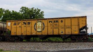 825 Departing Roanoke with Pier 6 50th Anniversary Hopper 7/19/2024