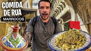 Provando 25 COMIDAS TÍPICAS no Marrocos  [Documentário Completo]