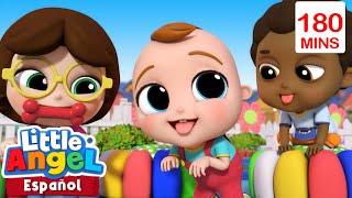 Sonidos de animal | Canciones Infantiles| Juega y aprende | Moonbug Español | Little Angel