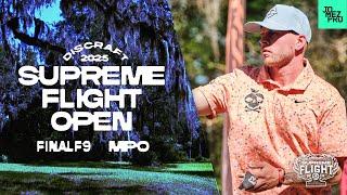 2025 Supreme Flight Open | MPO FINALF9 | Barela, Robinson, McBeth, Wysocki | Jomez Disc Golf