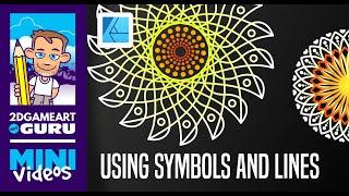 Affinity Designer Mini Tutorial - Using Symbols and Lines for patterns