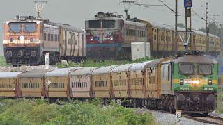 [11 In 1] Summer SPECIAL Trains at MPS | Powerful WAG-9 + WAP-4 + WAG-5 | Indian Railways