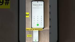 OPPO A79 5G FRP BYPASS ‼️ CPH2553 ‼️ Android 15