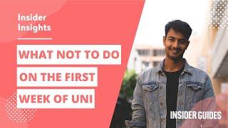 DON'T do these 4 things in your first week at University | International Student in Australia