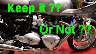 Thruxton R Long Term Review, Mods and Accessories