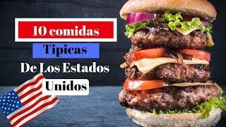 10 comidas tipicas de estados unidos | Comida rapida de USA