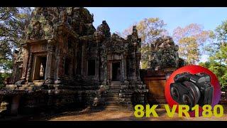 CHAU SAY TEVODA TEMPLE at Angkor Siem Reap Cambodia 8K 4K VR180 3D (Travel Videos ASMR Music)