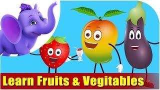 Lets Learn Fruits & Vegetables - Preschool Learning