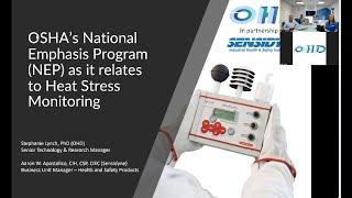 Sensidyne-OHD OSHA Heat Stress NEP and Monitoring solutions