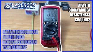 Cara Menggunakan Multimeter Multitester Digital Untuk Service Handphone Kursus Teknisi HP Yogyakarta