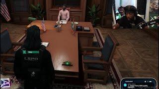 Den Shiesty talks to Mayor Nino about Lower Cop Numbers and transferring to the BCSO (NoPixel)