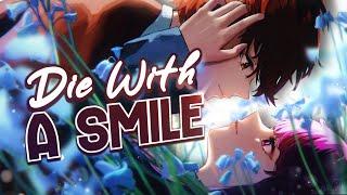 Nightcore - Die With A Smile (Female Cover) - Lyrics