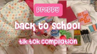 back to school preppy tik toks! | tiktok compilation! | 🫧🫶🩷️️ | sub! | #preppy  #viral  |