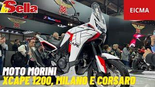 Eicma 2023 - Moto Morini XCape 1200, Milano, Corsaro 7 1/2 e 7 1/2 Sport