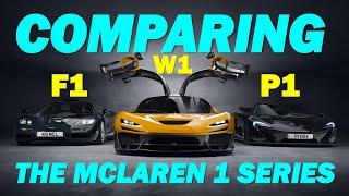 COMPARING MCLAREN F1,  P1 AND THE ALL NEW  W1. WHO IS THE REAL BEAST!!!!!!!!!!!!!!!!!