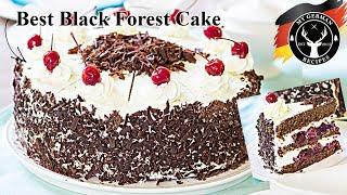 The best Black Forest Cake - How to Bake Authentic Schwarzwälder Kirschtorte