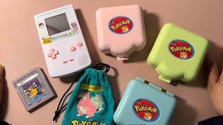 ASMR Vintage Pokemon Toys & GameBoy Show and Tell (Whispered, Semi-Inaudible)