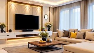 Modern Living Room Design Ideas 2025 | TV Wall Units & Home Interior Design Trends