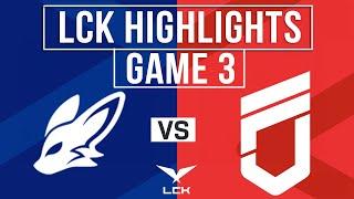 BFX vs DNF Highlights Game 3 | LCK 2025 | BNK FEARX vs DN Freecs
