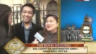 News to Go - Vicky Morales reports from red carpet at Westminster Abbey in London 4/29/11