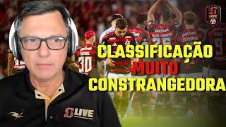 MAURO CEZAR FALA SOBRE A CLASSIFICAÇÃO DO FLAMENGO NA LIBERTADORES.