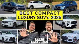 BEST Luxury Compact SUVs for 2025 -- Our TOP PICKS After Reviewing ALL of Them! (Top 10)