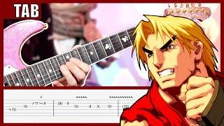 [TAB] Street Fighter - Ken Theme Cover | Guitar Tab | Lesson | Tutorial