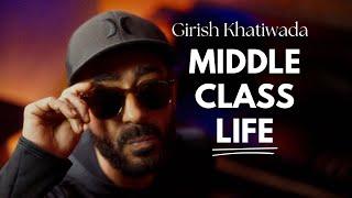 Girish Khatiwada - Middle Class Life | LYRICS VIDEO | Nepali Rap Song