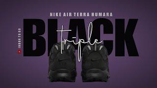 BLACK 2024 Nike Air Terra Humara DETAILED LOOK + RELEASE INFORMATION