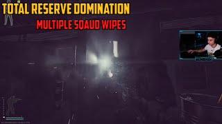 The Reserve MASTER Back at it-Half lobby and Squad wipes!-Escape From Tarkov Stream Highlights