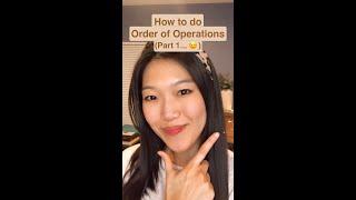 Do you know the Order of Operations? #pemdas #mathtutor #shorts #basicmath