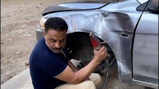 How to repair a dent without painting - waleed alteneen  وليد التنين 01006898667