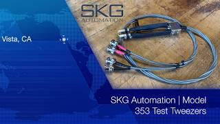 SKG Automation | Model 353 Test Tweezers for Testing Micro Capacitor Chips