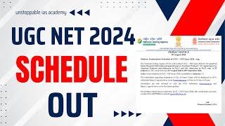 OFFICIALLY OUT  RE NET DATE SHEET || UGC NET 2024